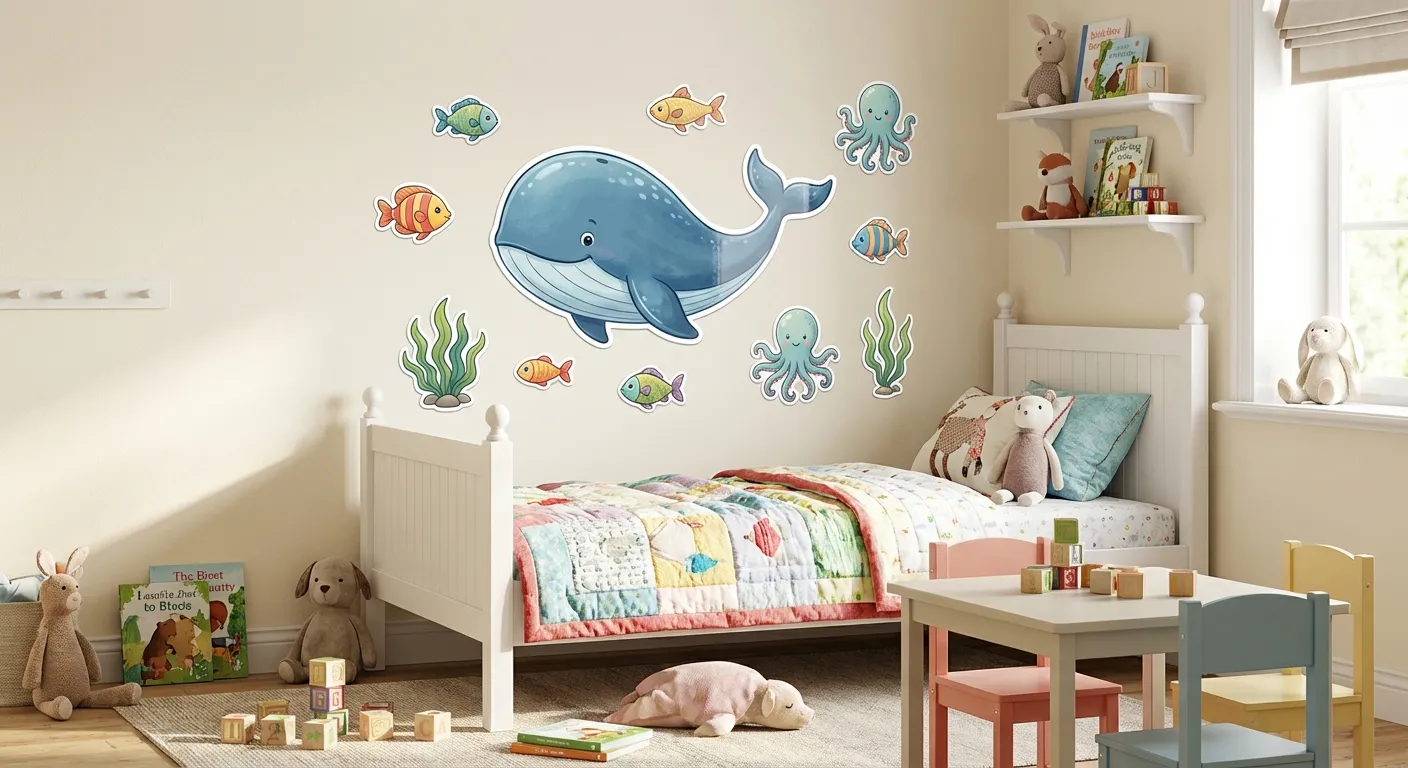 מדבקות עולם תת ימי